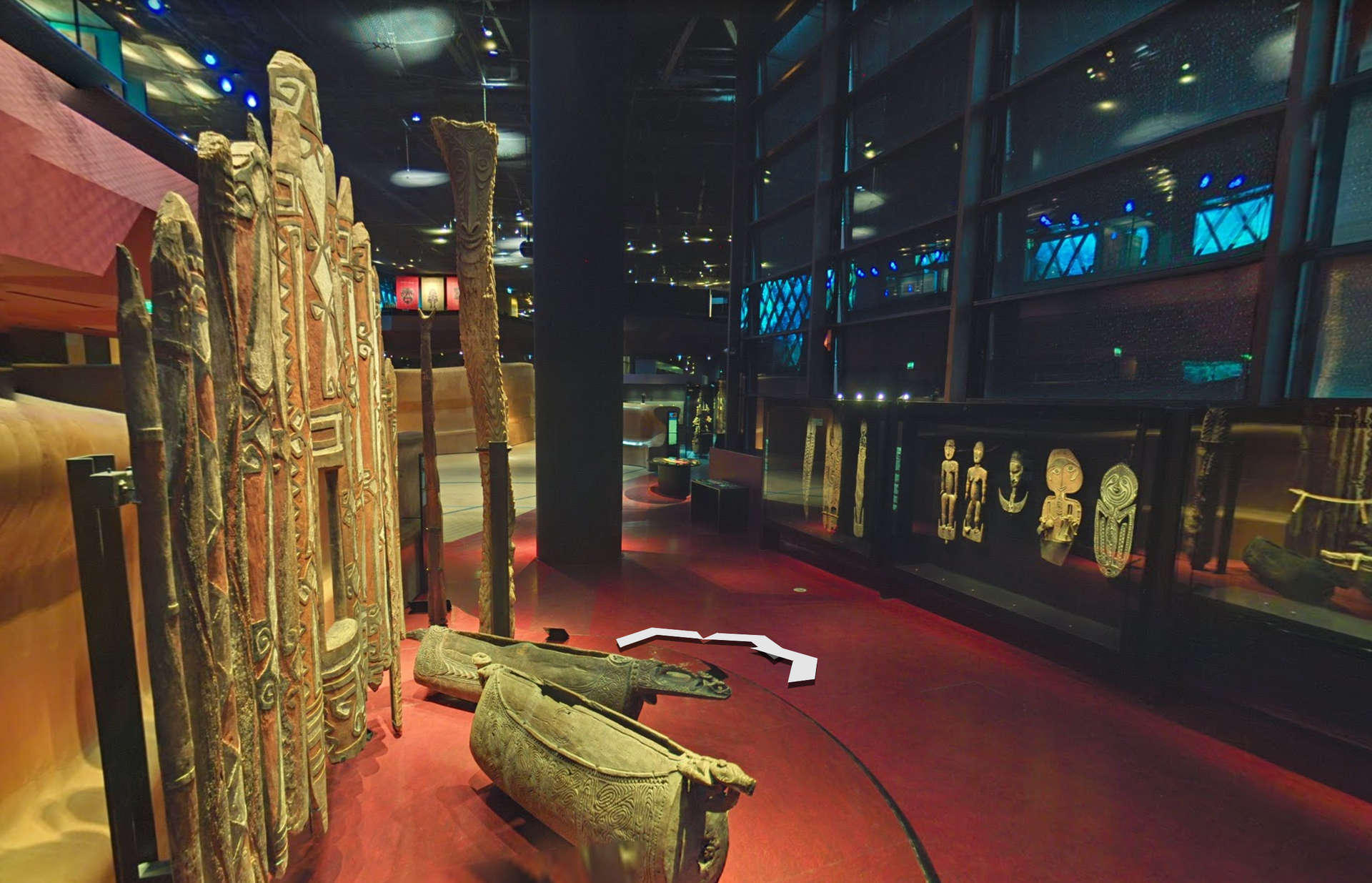 Musée du quai Branly Jacques Chirac by Google Earth