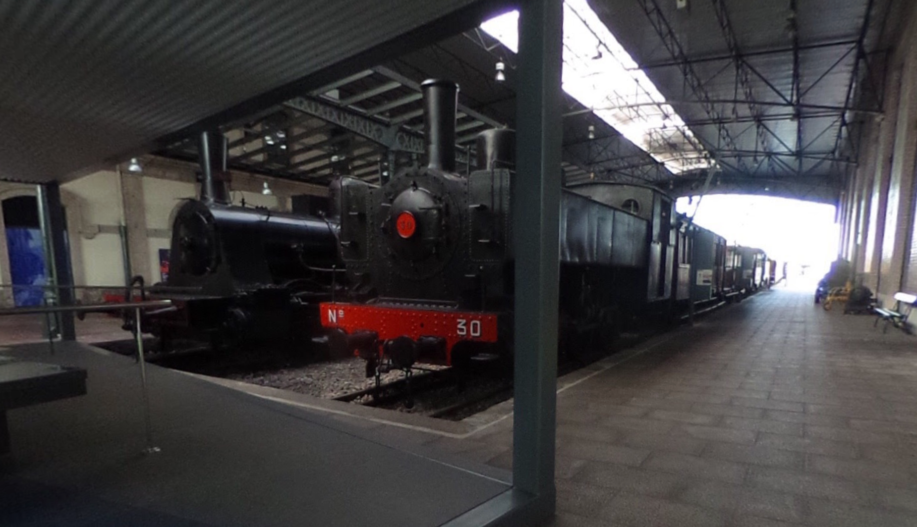 Museo Ferrocarril by Google Earth Museo Ferrocarril by Google Earth