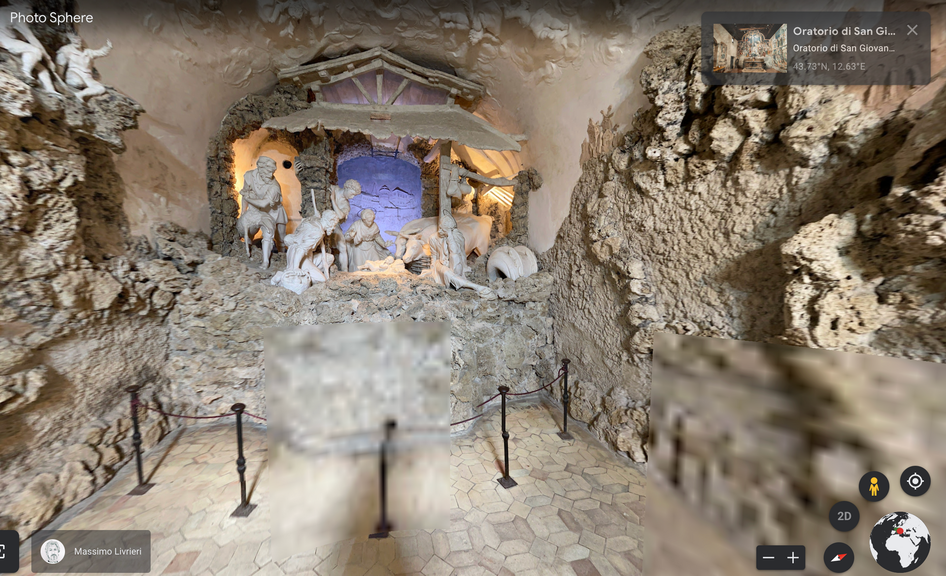 Oratory of St John the Baptist By Google earth