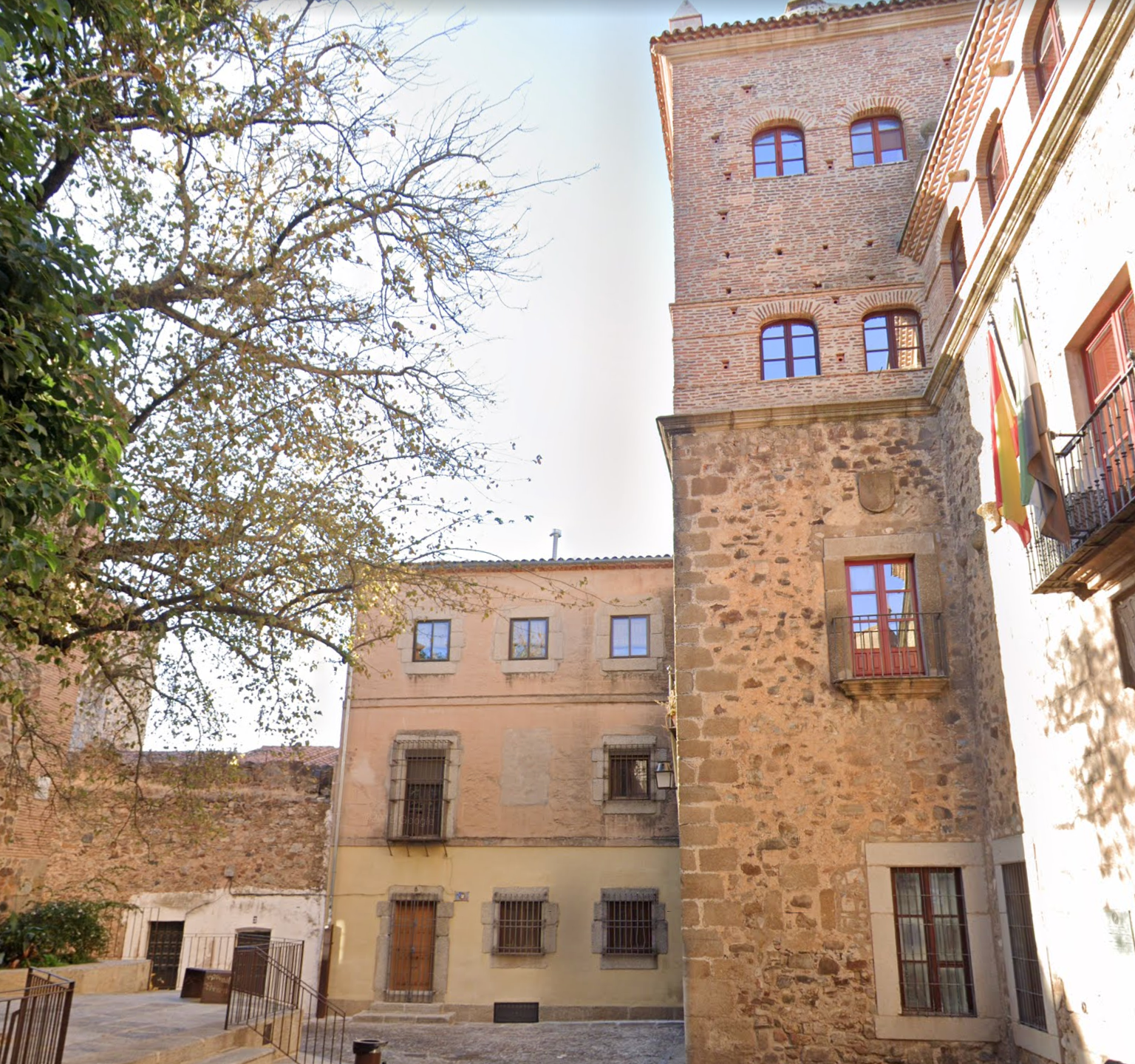 Palacio De Moctezuma Caceres by Google Earth