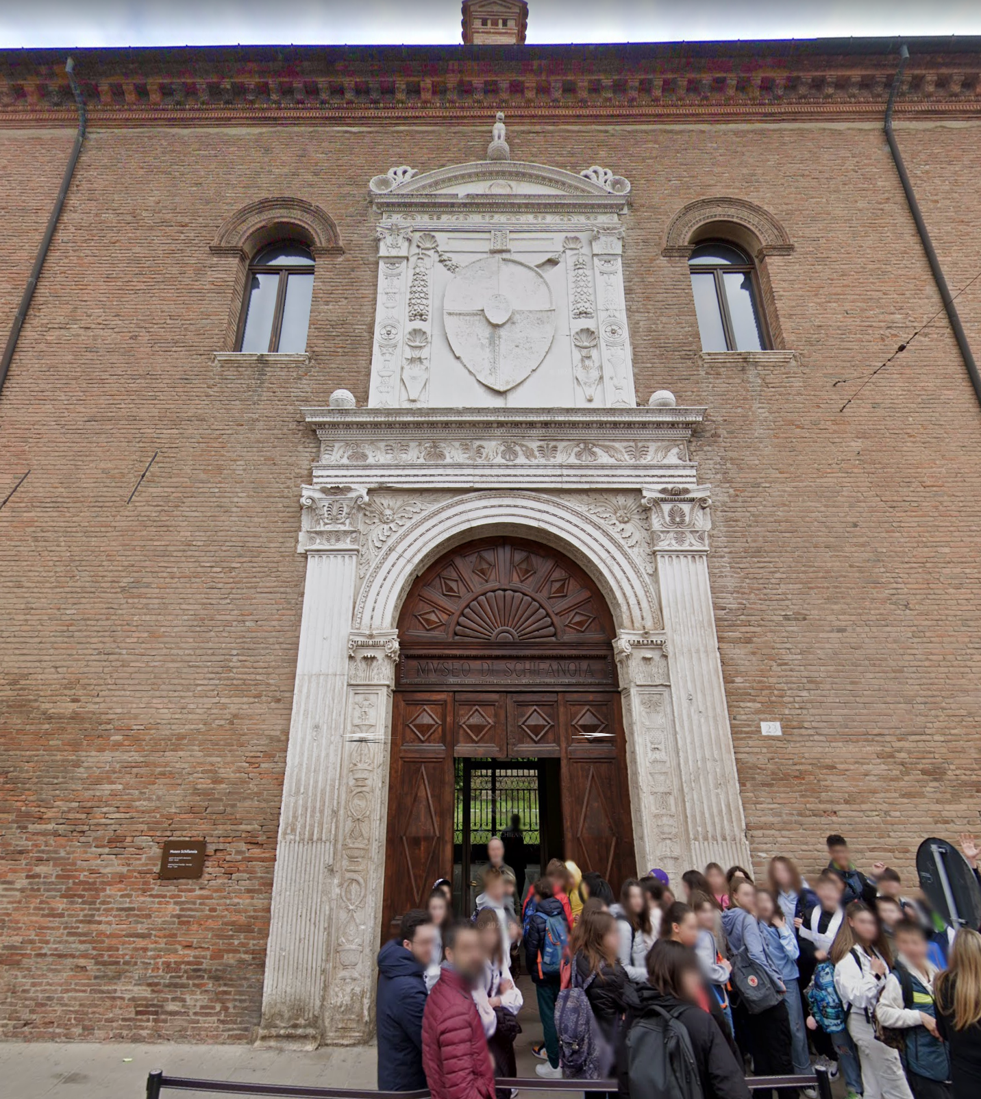 Palazzo Schifanoia's by Google Earth