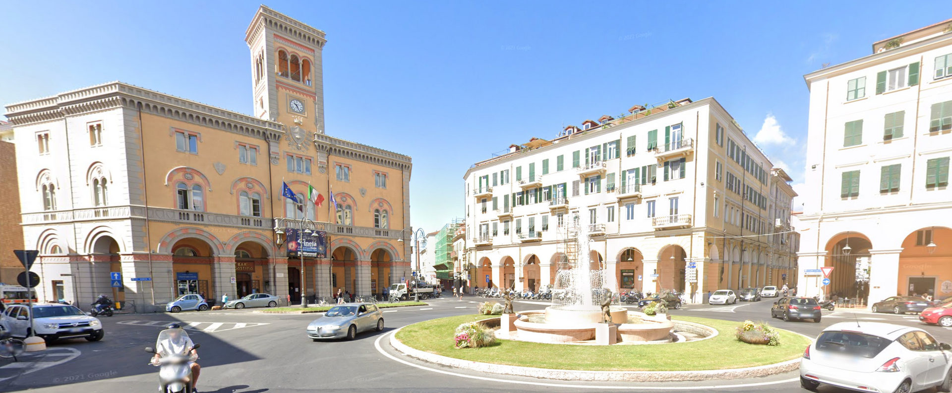 Piazza Dante by Google Earth Piazza Dante by Google Earth