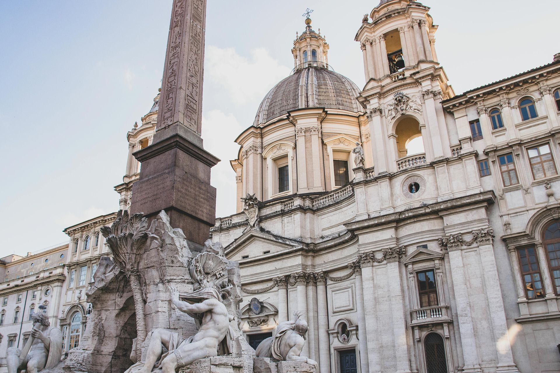 Piazza Navona in the Baroque era Piazza Navona in the Baroque era