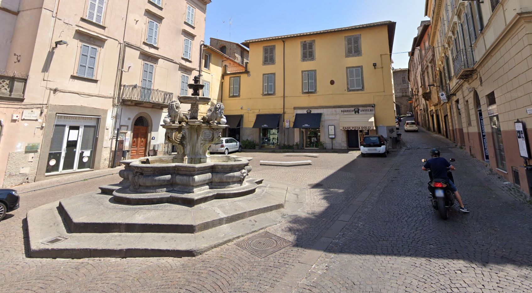 Piazza delle Erbe by Google Earth