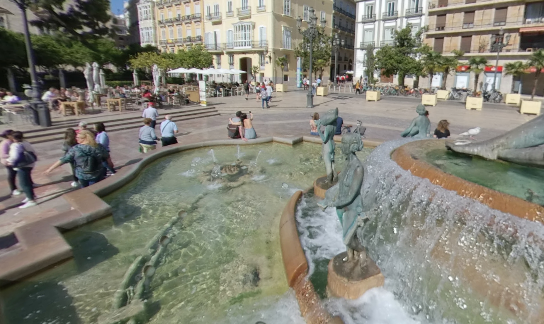 Plaça de la Verge by Google Earth Plaça de la Verge by Google Earth
