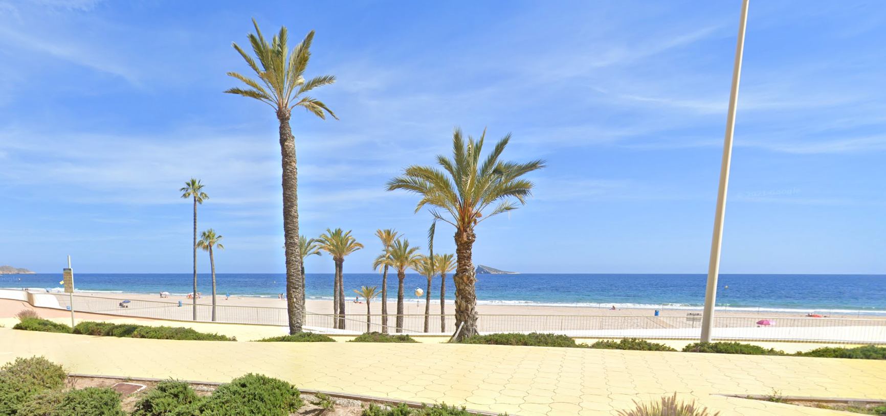 Platja de Ponent by Google Earth Platja de Ponent by Google Earth