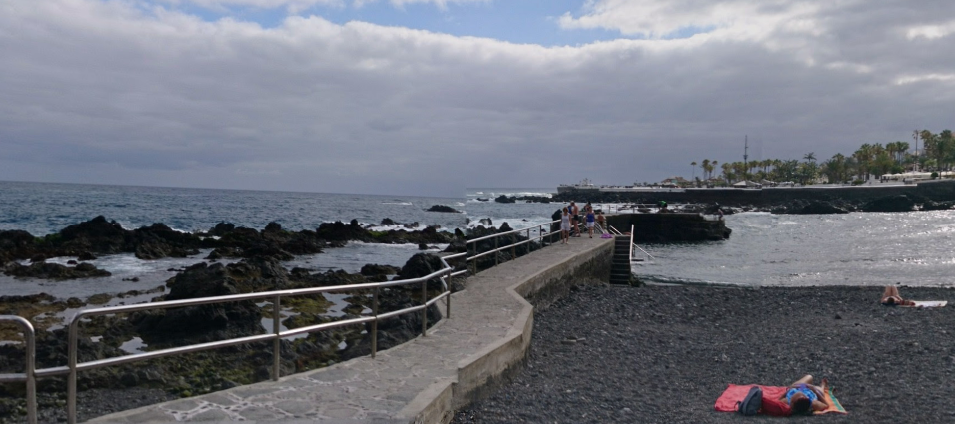 Playa San Telmo by Google Earth