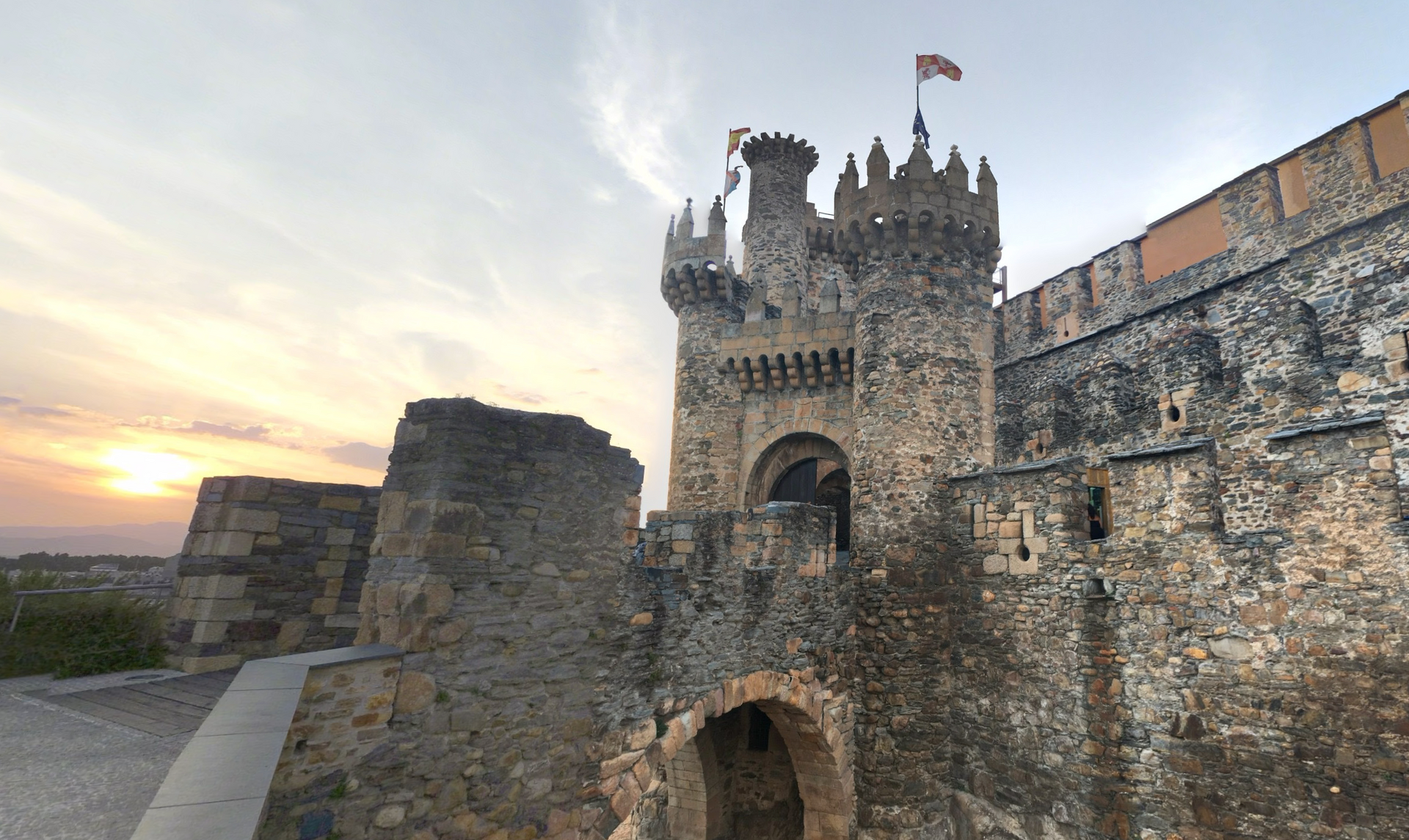 Ponferrada Castle by Google Earth Ponferrada Castle by Google Earth