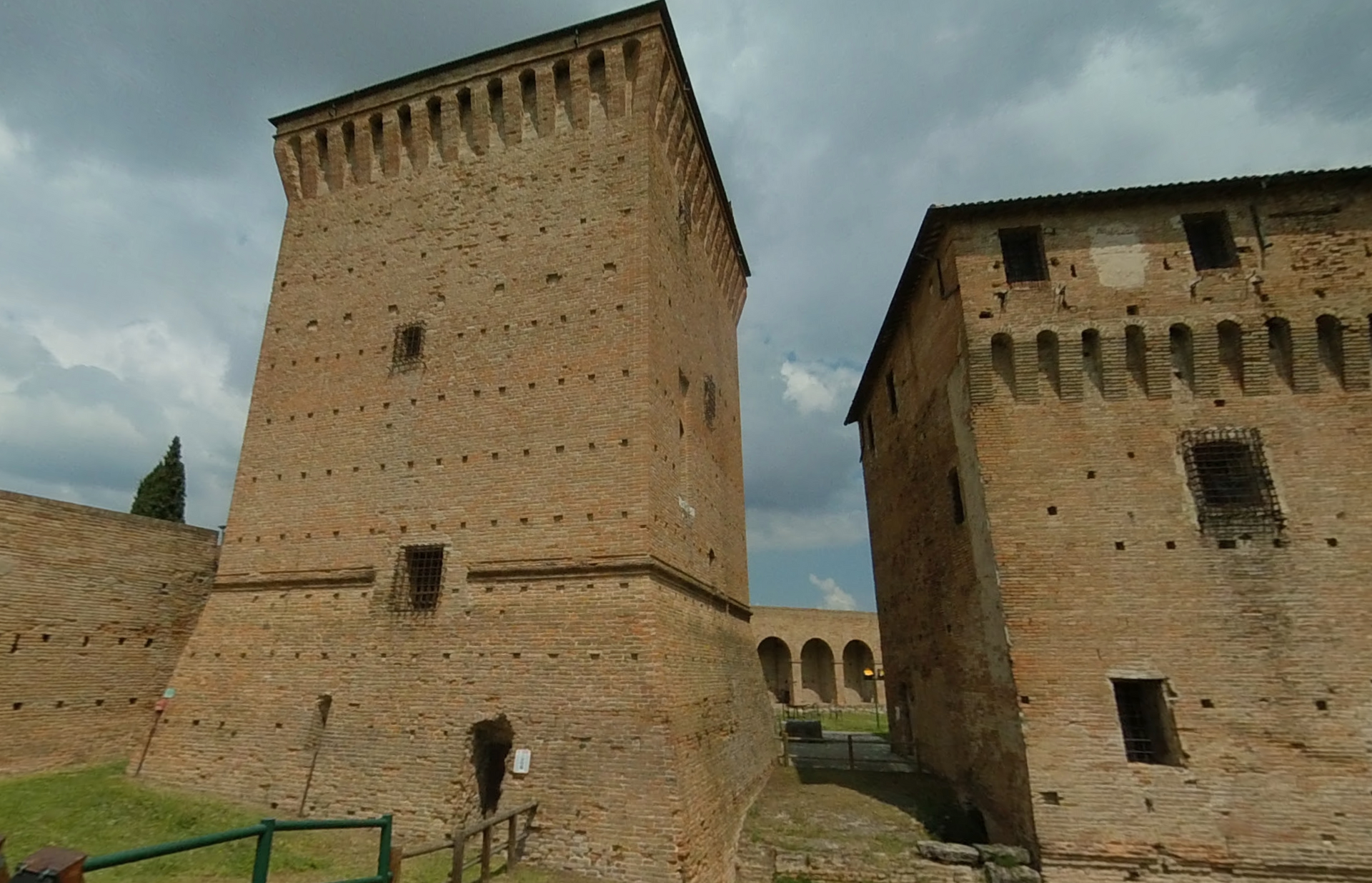 Rocca Malatestiana by Google Earth Rocca Malatestiana by Google Earth