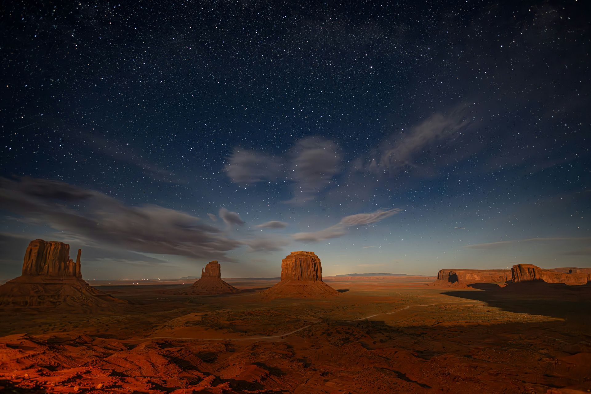 Stargazing in the desert