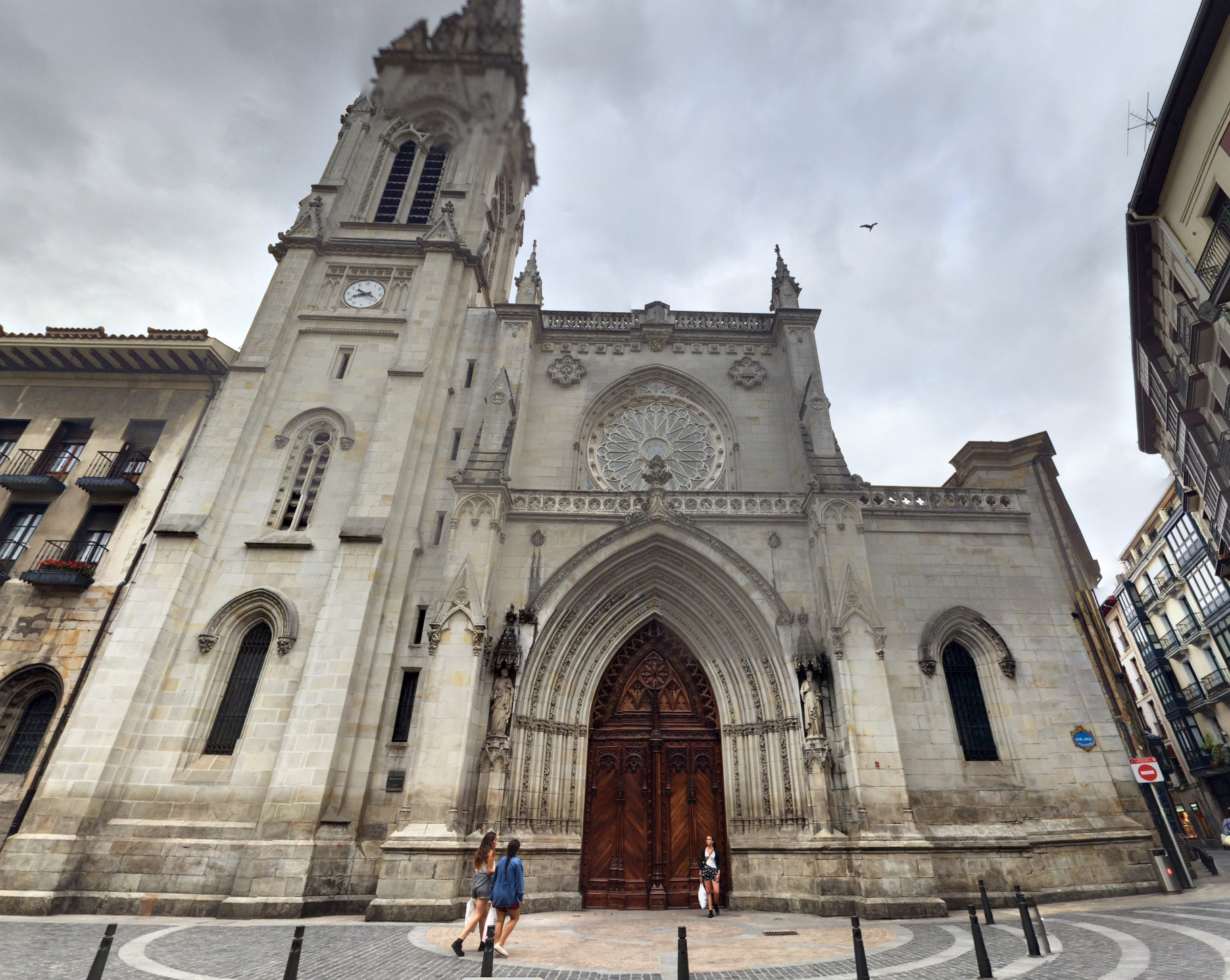 The Cathedral of Santiago in Bilbao by Google Earth The Cathedral of Santiago in Bilbao by Google Earth