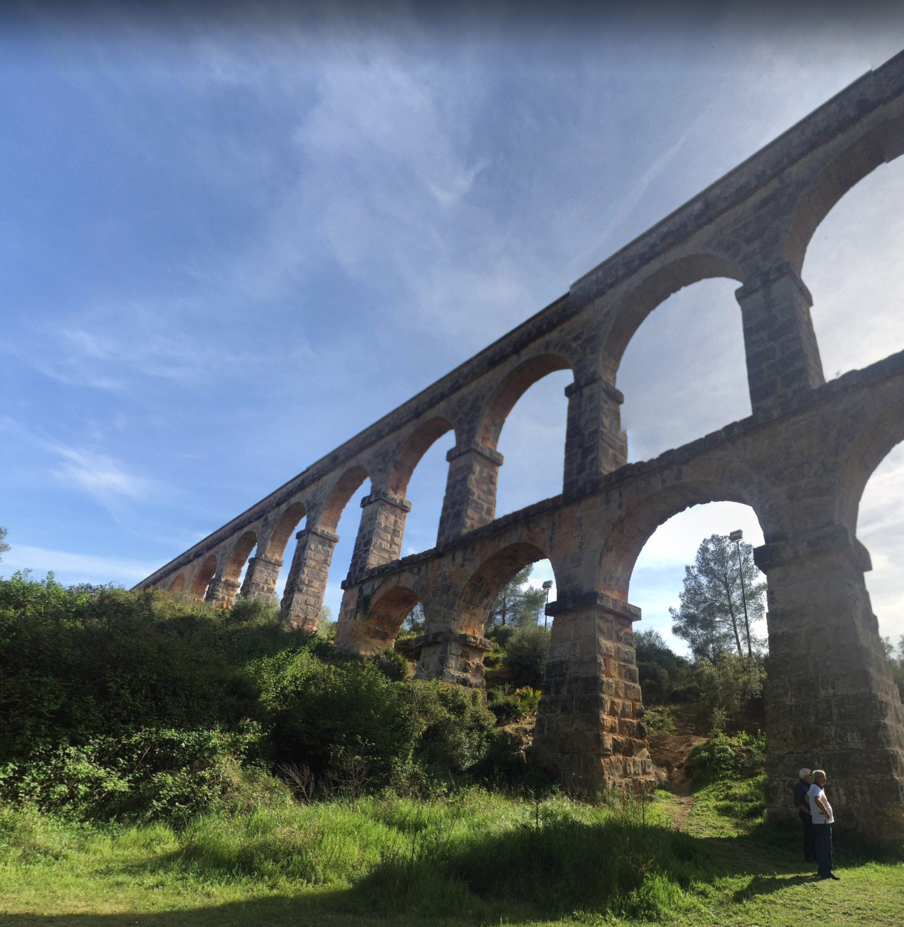The Ferreres Aqueduct by Google Earth The Ferreres Aqueduct by Google Earth