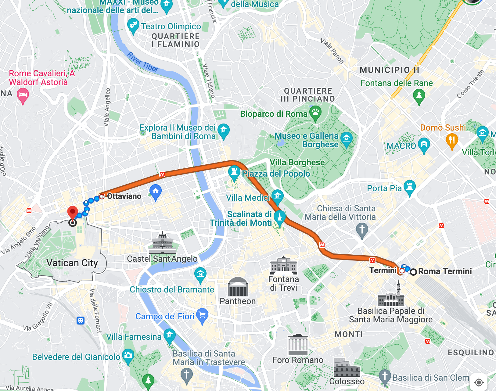 Directions to Vatican Museum
