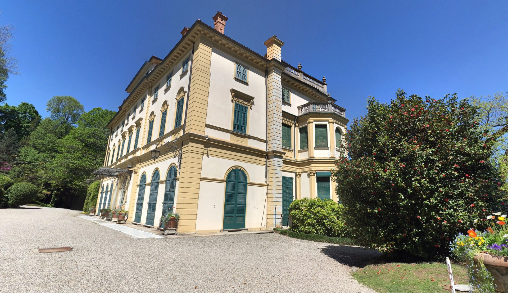 Villa Pallavicino by Google Earth Villa Pallavicino by Google Earth
