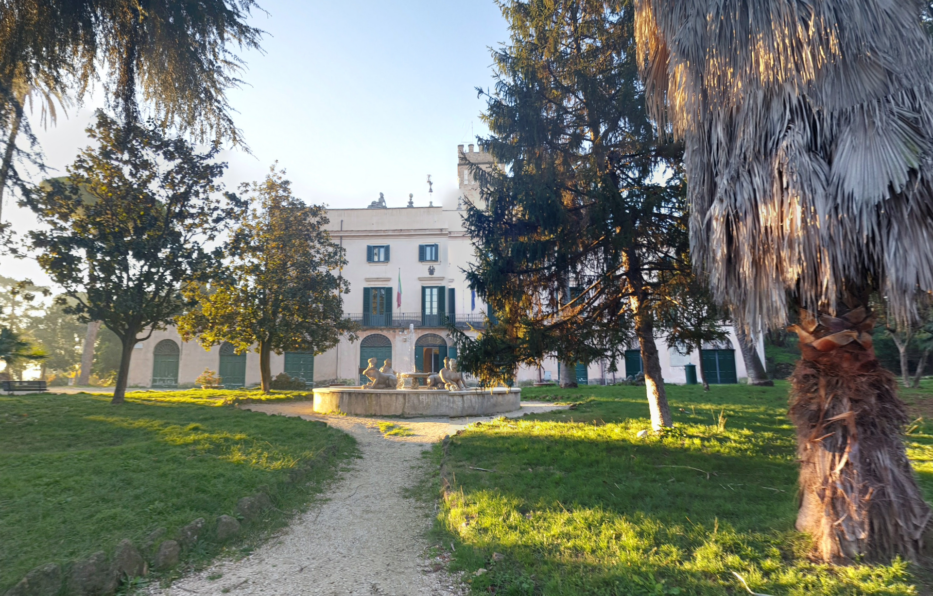 Villa Sciarra by Google Earth Villa Sciarra by Google Earth