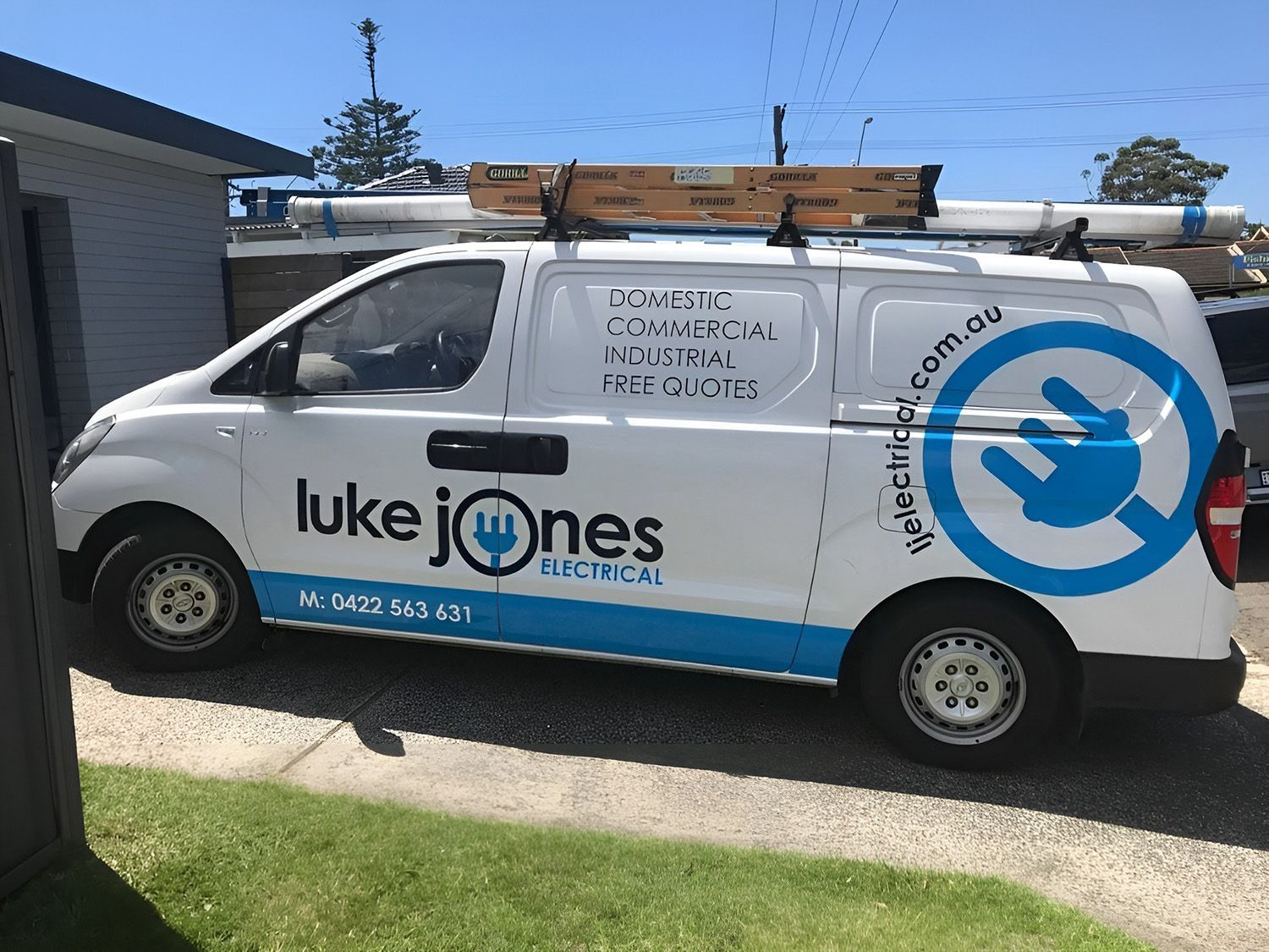 Electrical Service Van Of Luke Jones Electrical 