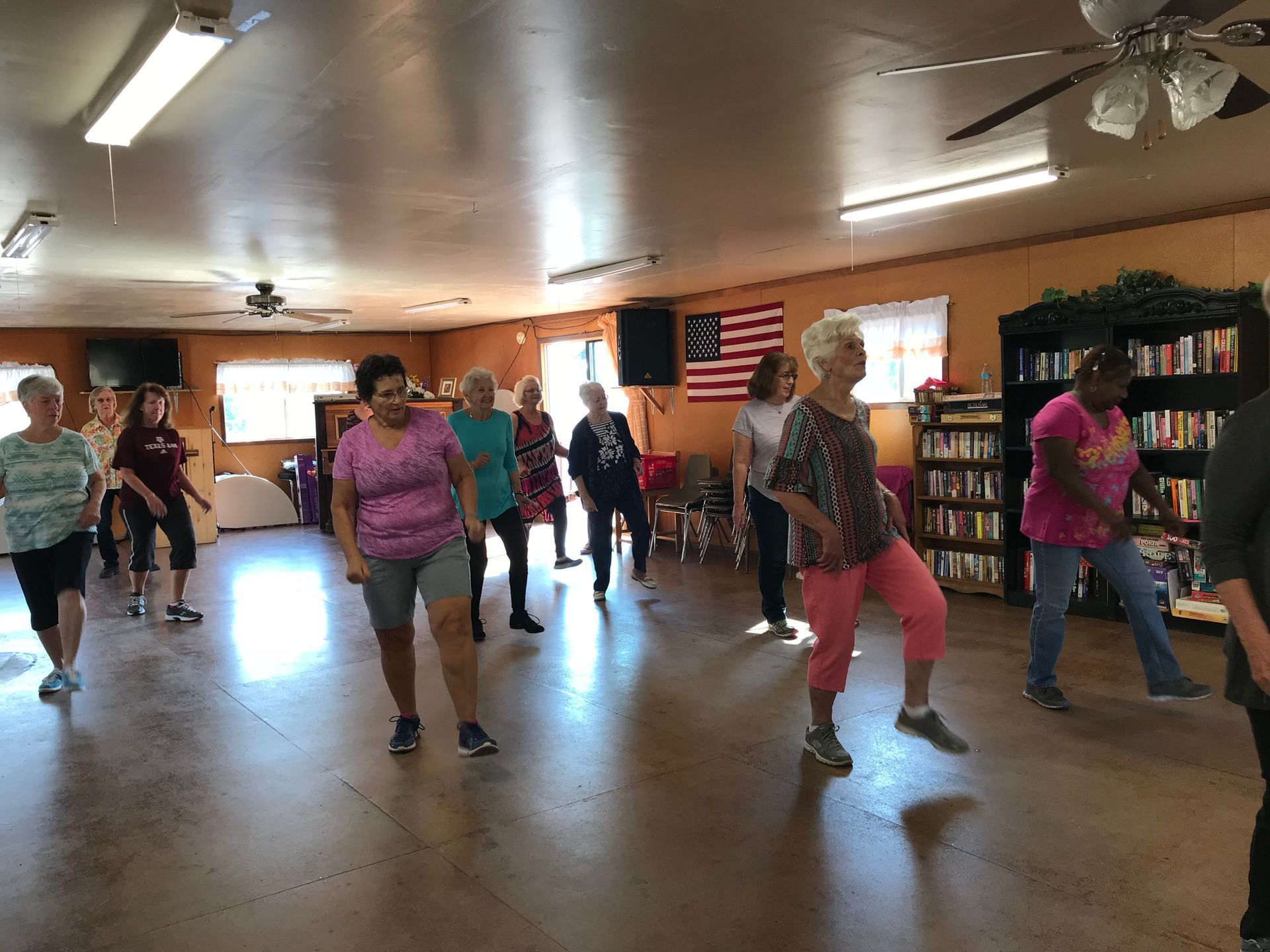 people taking dance lessons