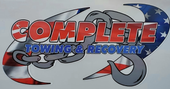 Logo for Demo Auto Repair: text with a gear icon, red and navy colors.