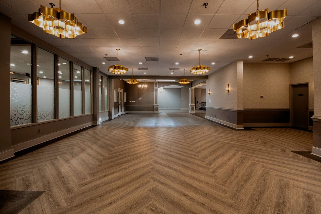 Events! On Front open wooden dance floor