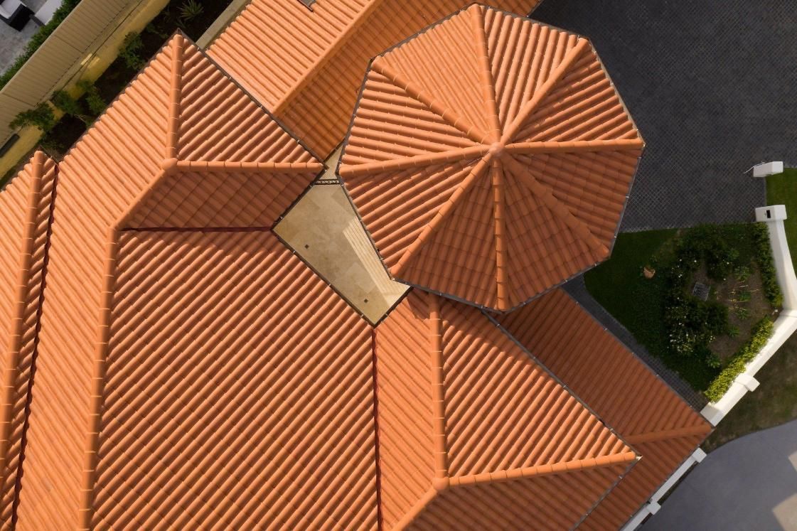 An Aerial View Of The Roof Of A Building — Southern Bricks & Pavers In Ulladulla, NSW