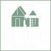 Logo for Bishop & Associates, featuring a simple green house icon above the text "BISHOP & ASSOCIATES SINCE 1990."