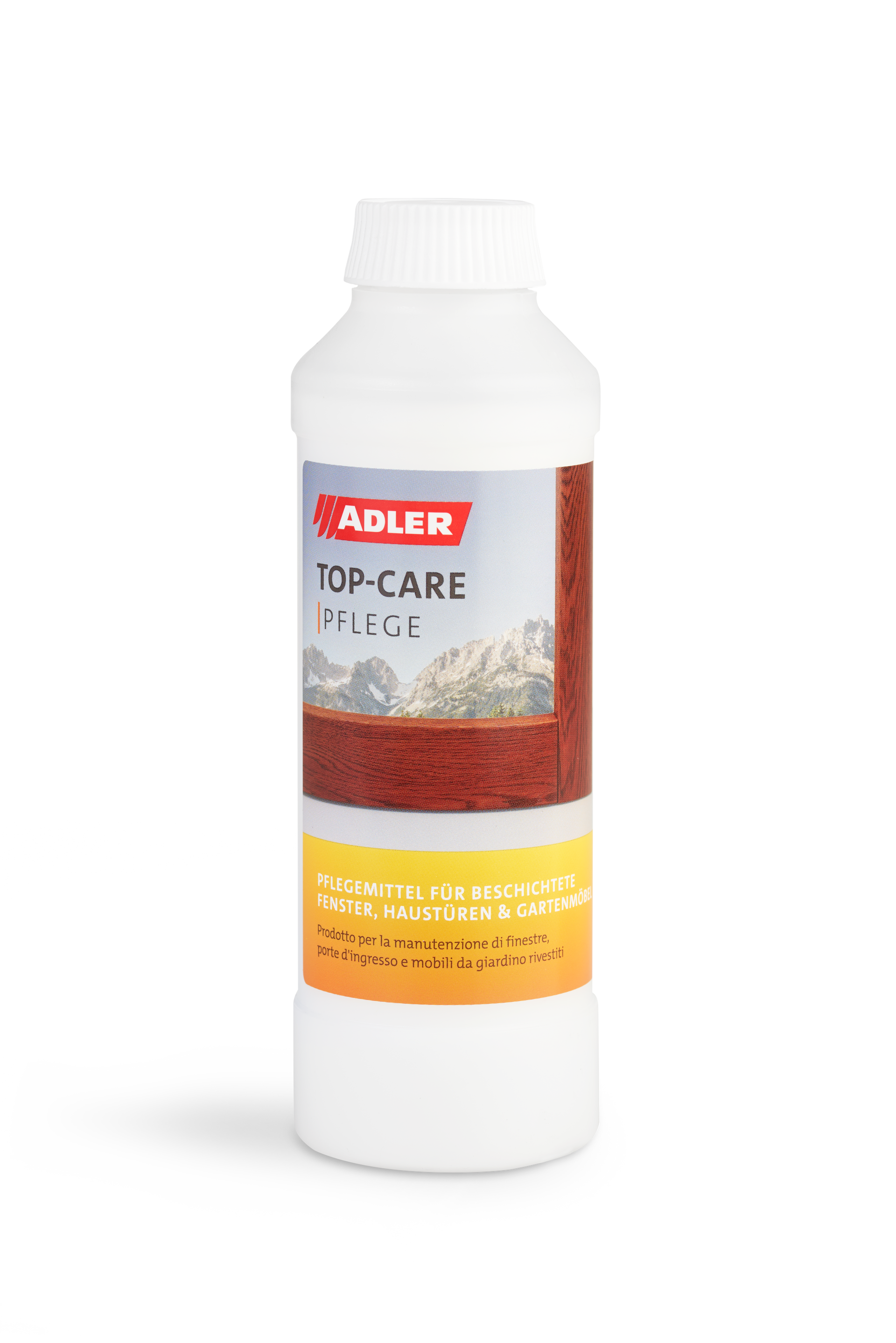 Flacone bianco con etichetta “BADGER Top Care UV-30” con etichetta rossa e gialla su sfondo bianco.