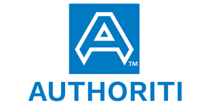 Blue square with white letter 