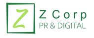 Logo for Z Corp: green square with stylized green