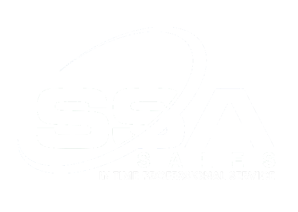 SSA NOTARY & TAX SERVICES A white background with a few lines on it.