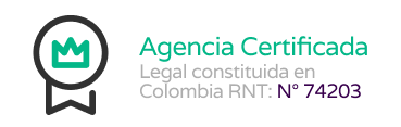 A logo for a company called agencia certificada