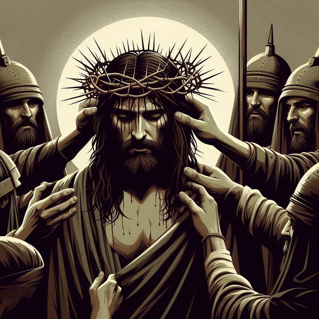 Jesus is Crowned with Thorns