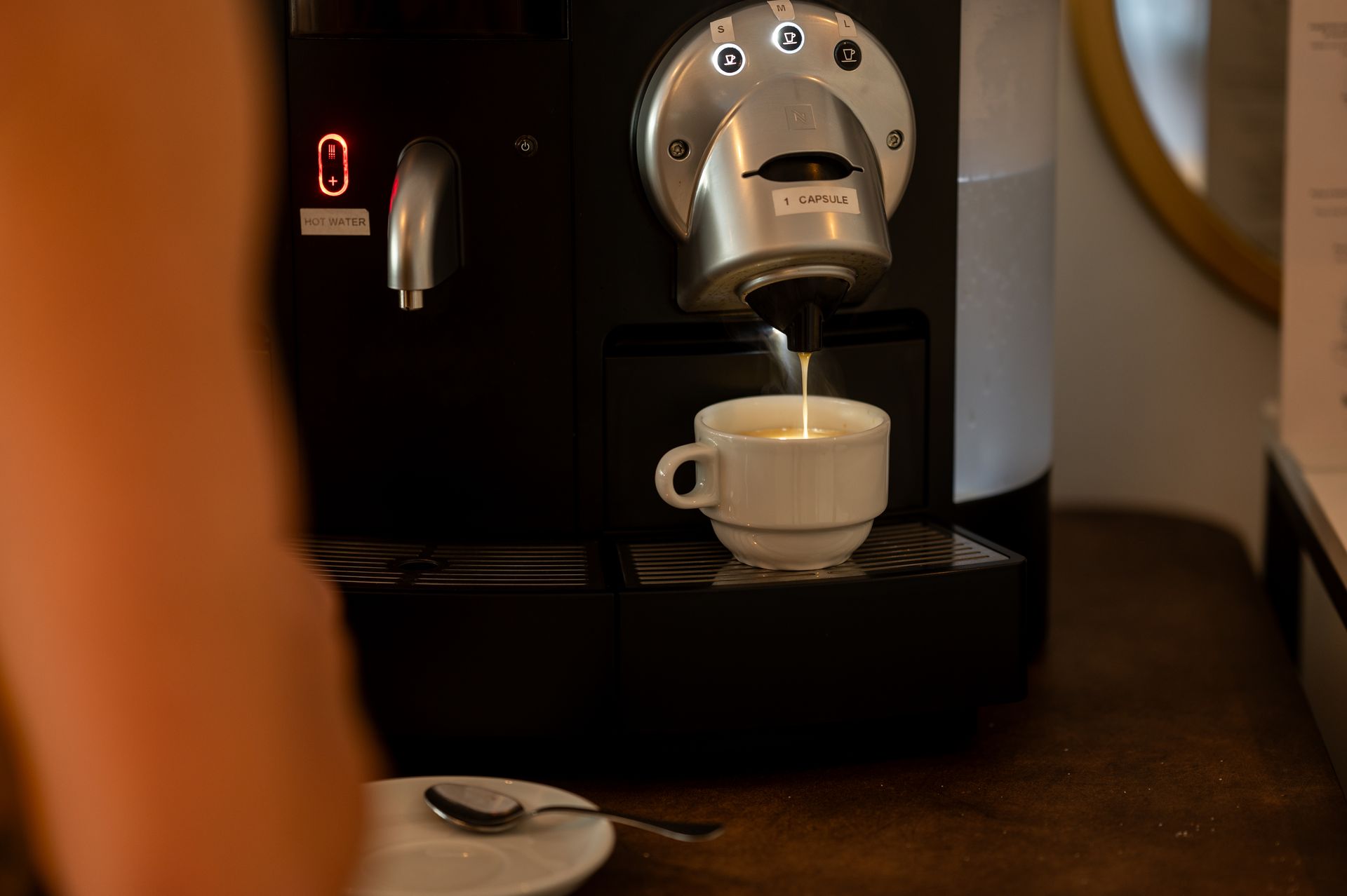 Excellent coffee at Sol i Vida Adults Only Hoteli Porto Cristo