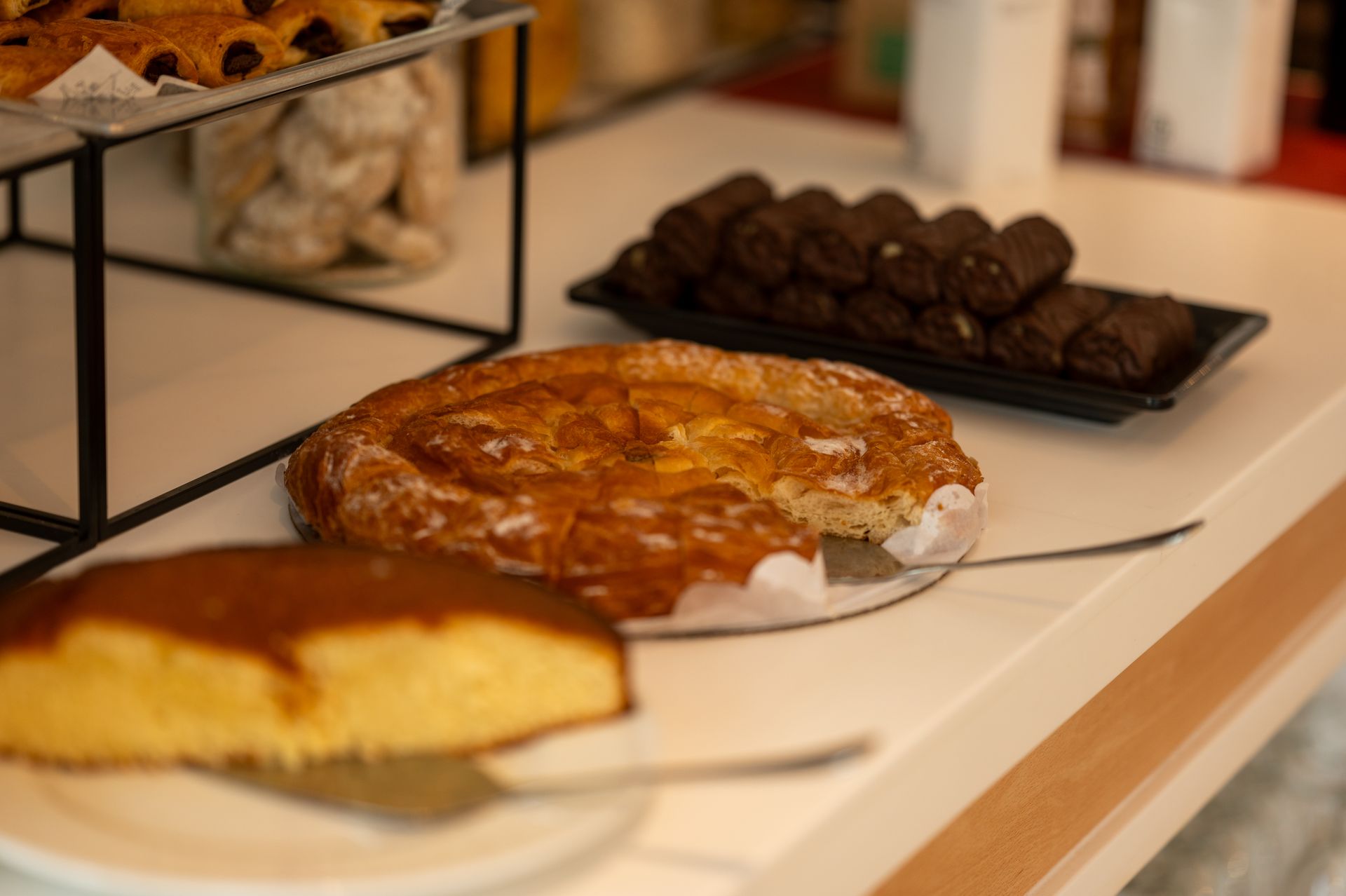 Locally baked pastries at Sol I Vida breakfast buffetin Porto Cristo