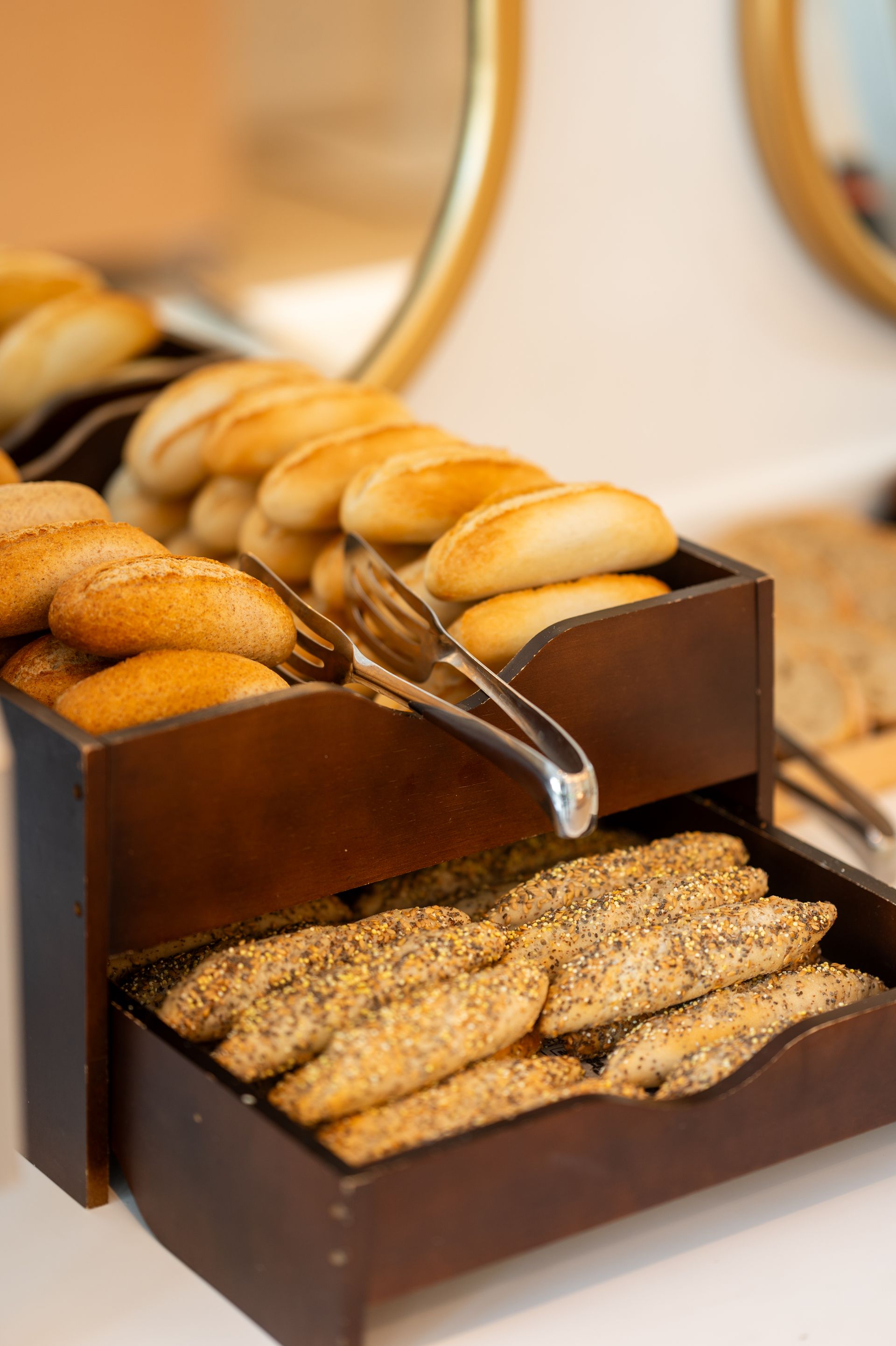 Freshly baked bread at Sol i Vida Breakfast buffet