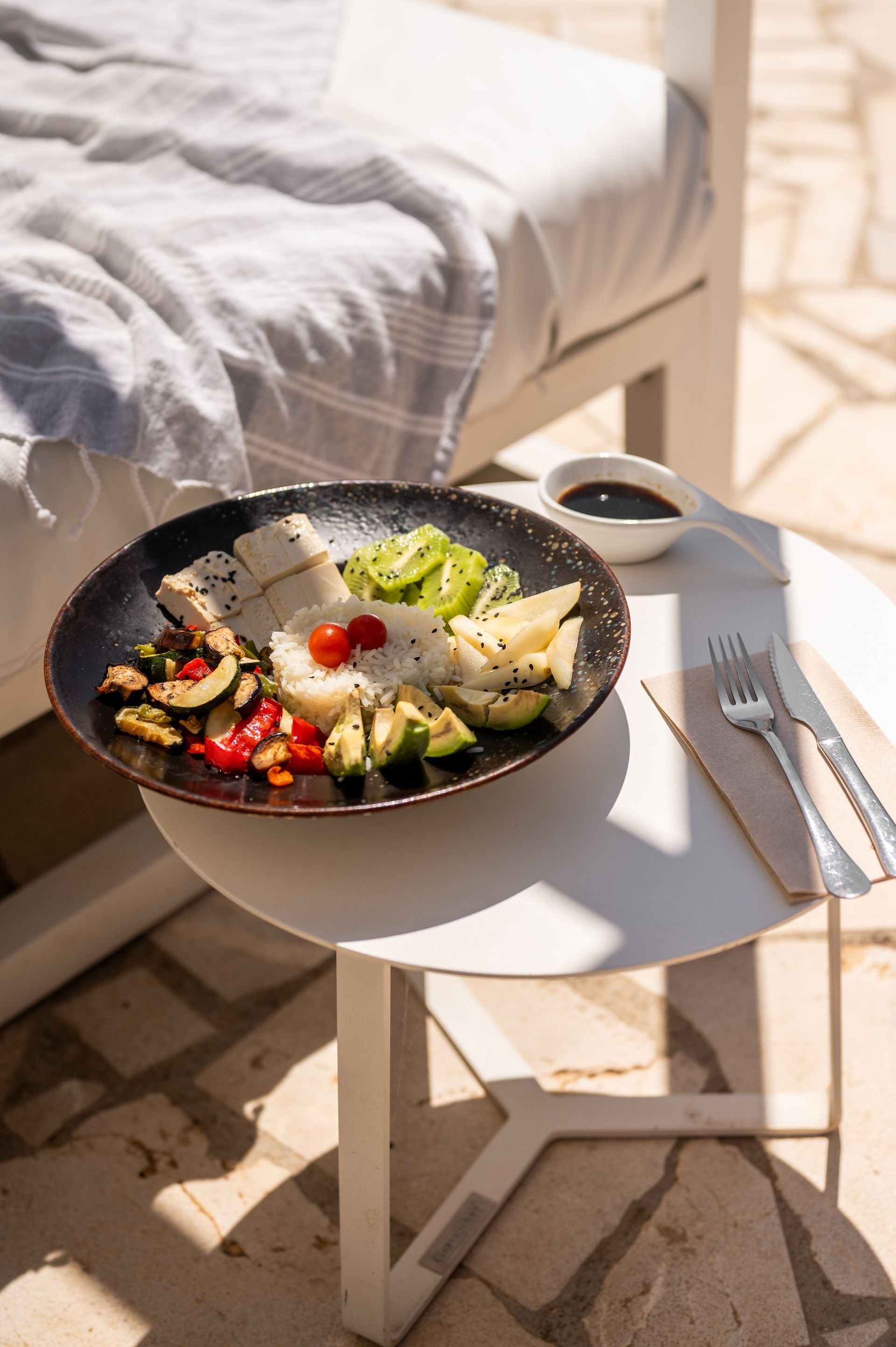 Fresh organic produce and vegentrian options at Sol I Vida Adults Only hotel