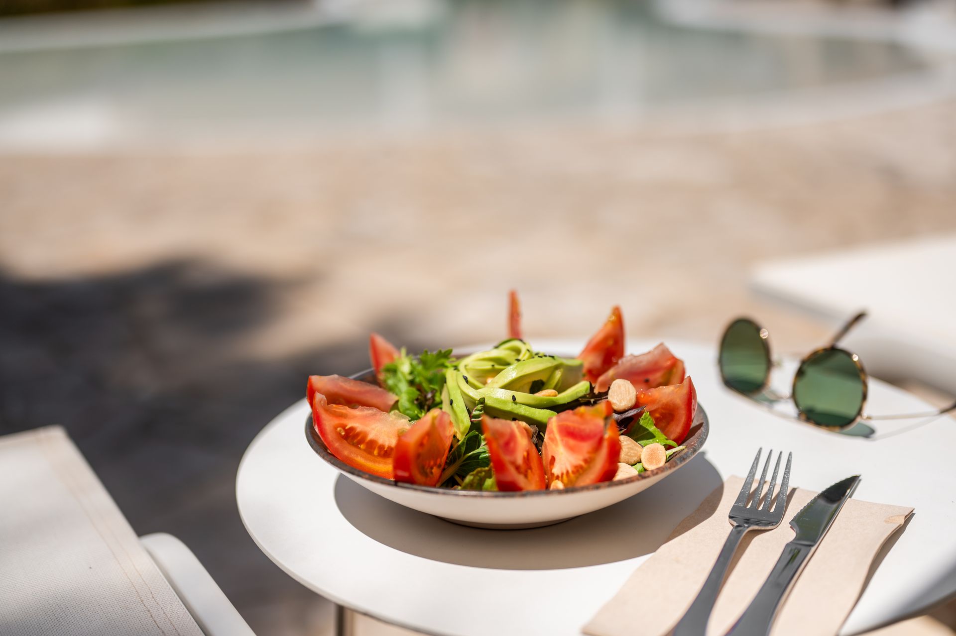 Fresh organic produce from local farms at Sol I Vida Hotel,