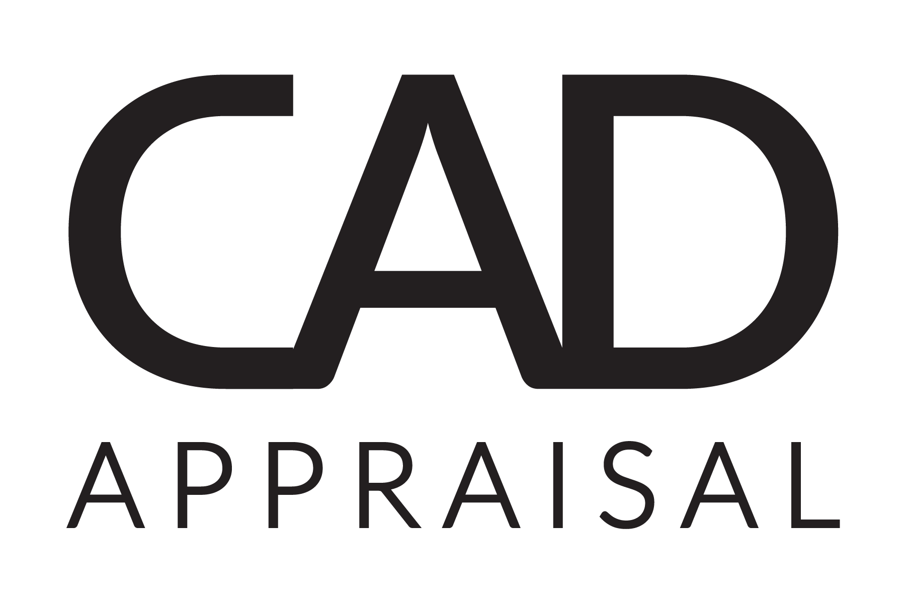 CAD Appraisal logo with black text on a white background.