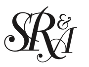 SR&A monogram in black script font.