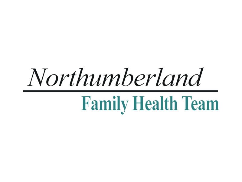 The northumberland family health team logo. Clicking on image will direct to the Northumberland Family Health Team website. 