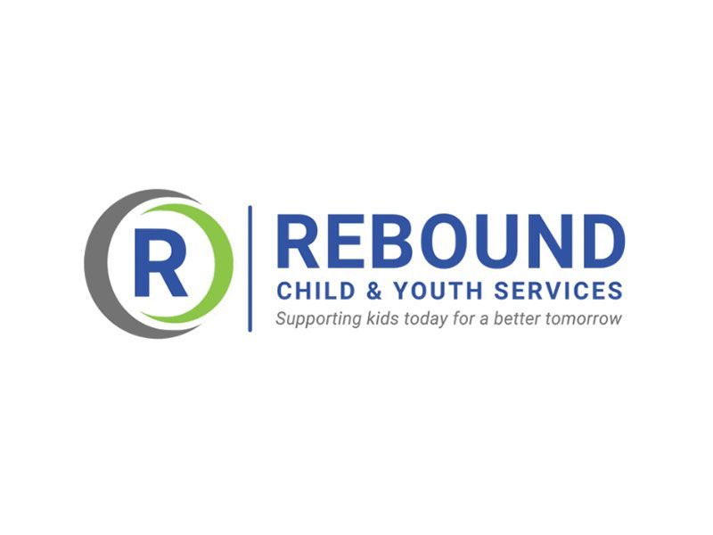 The logo for rebound child and youth services. Clicking on image will direct to the Rebound Child & Youth Services website. 