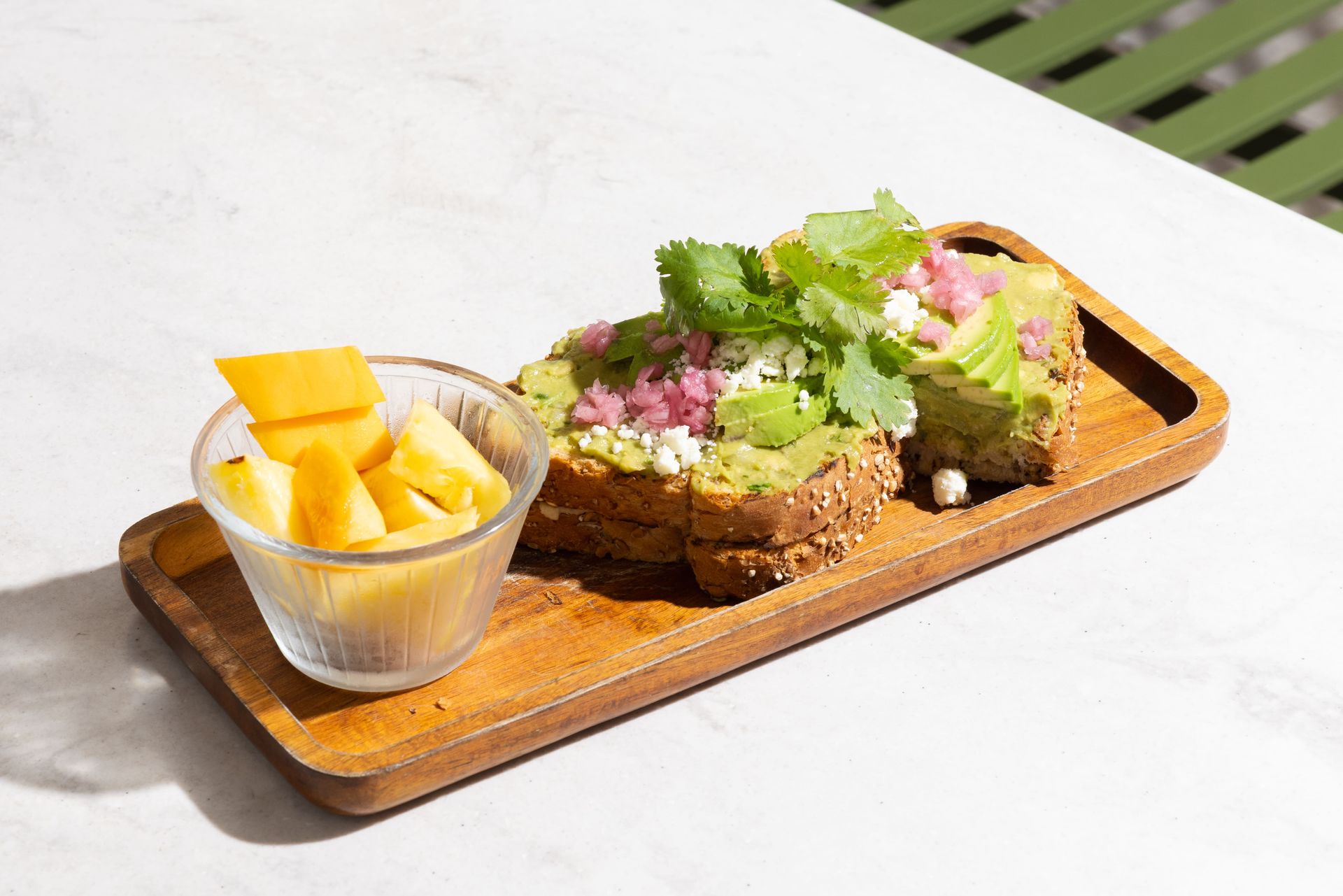 Fresh Guacamole Avocado Toast