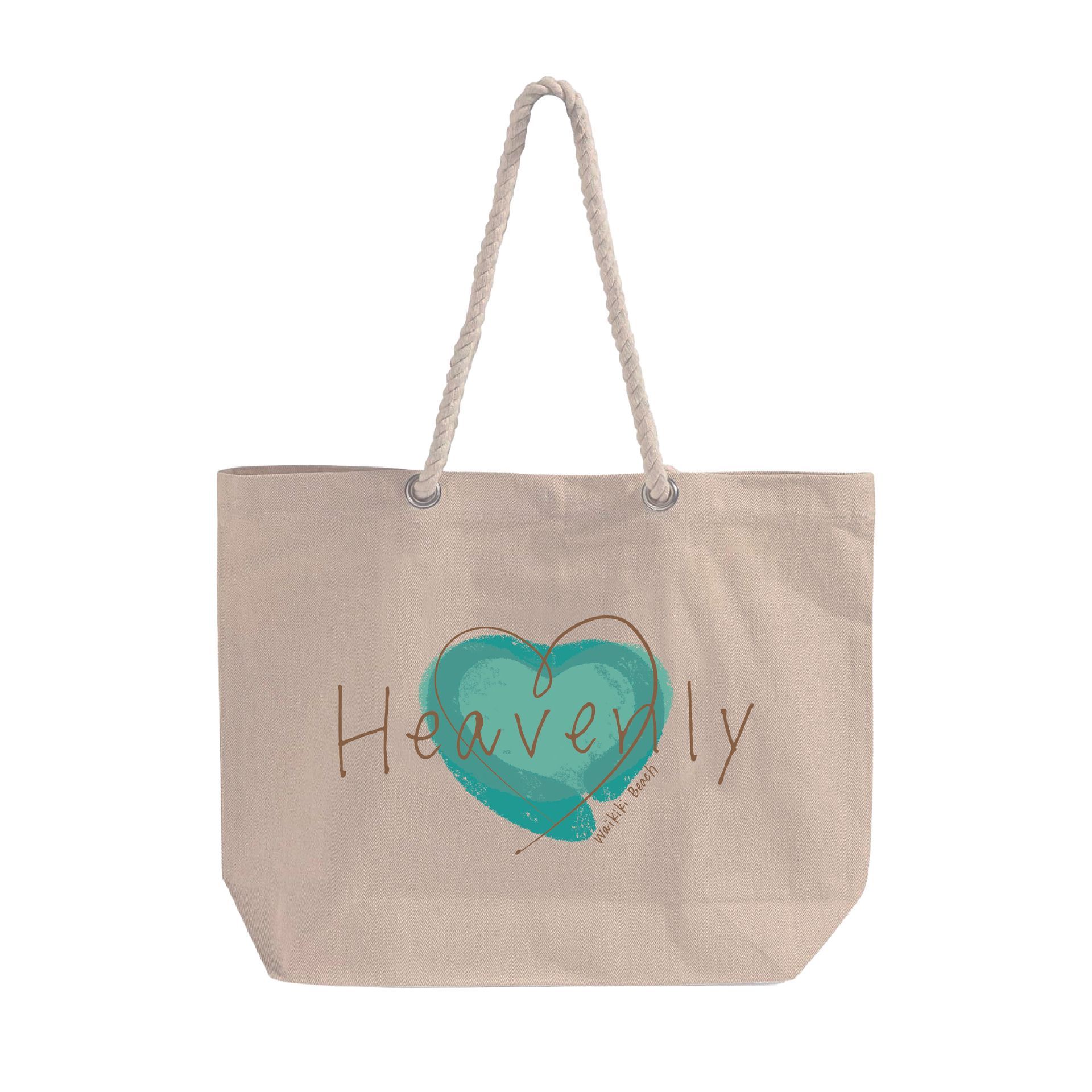 Linked Hearts Beach Bag