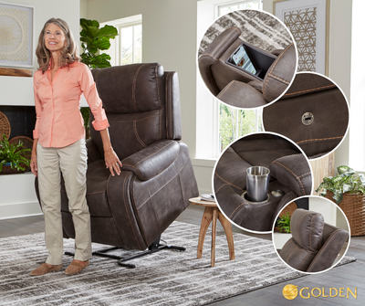 Modern room with recliner chair
