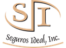 Logo for Seguros Ideal, Inc. with 