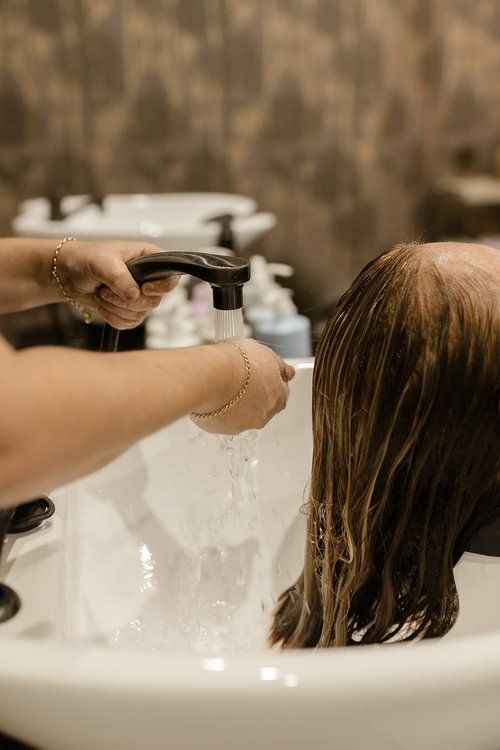 Hair Being Treat By A Salon — Hair Truss & Co In Wallsend, NSW