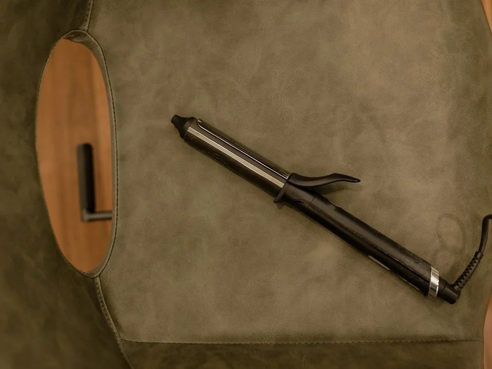 Salon Black Hair Curler — Hair Truss & Co In Wallsend, NSW