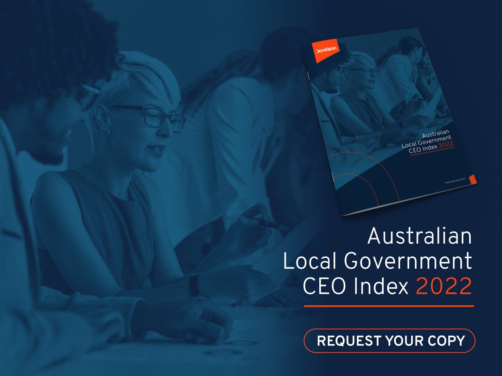 Davidson Australian Local Government CEO Index 2022 banner