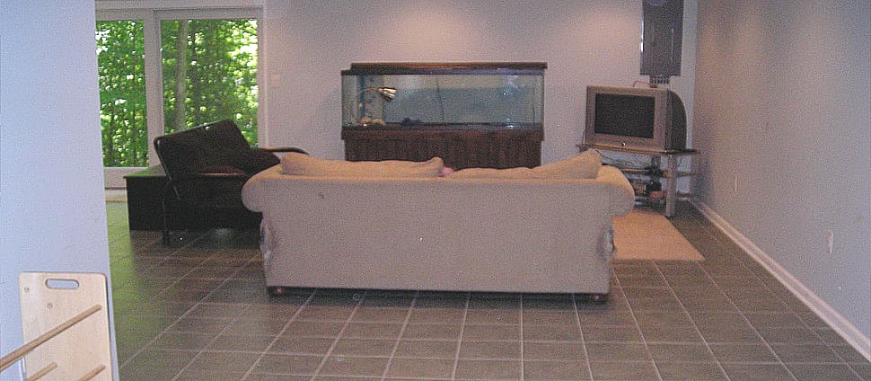 Huntingtown finished basement