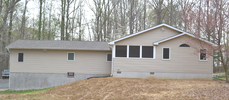room addition to Huntingtown Md home