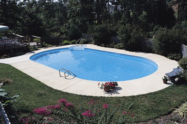 beautiful inground pool in Westfield, MA